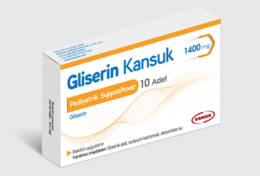 GLISERIN-KANSUK K 1400 MG 10 SUP.
